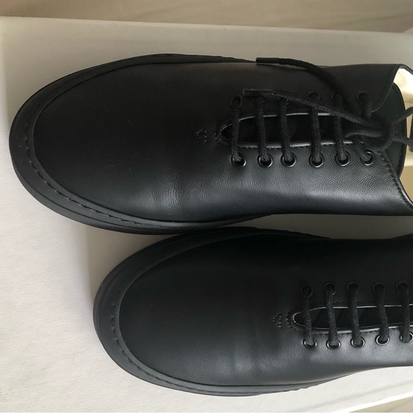 The Row 40.5, Marie H Sneakers, Black leather - Picture 5 of 10